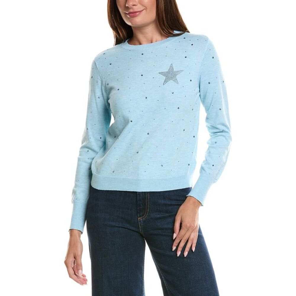 Nanette Nanette Lepore Womens  Sweater, Blue